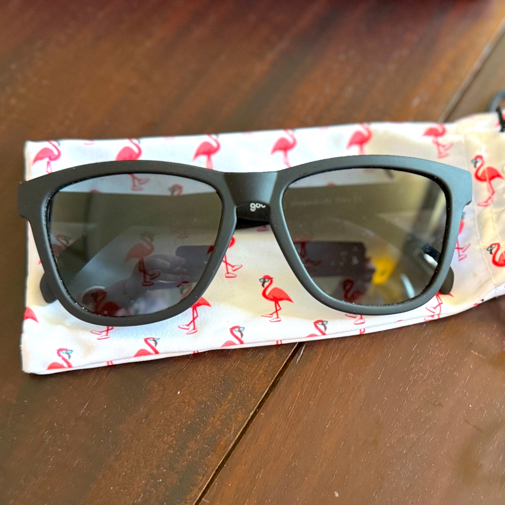 Goodr  Black Polarized " A Ginger's Soul " Sunglasses